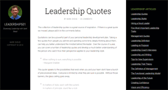 Desktop Screenshot of leadership501.com